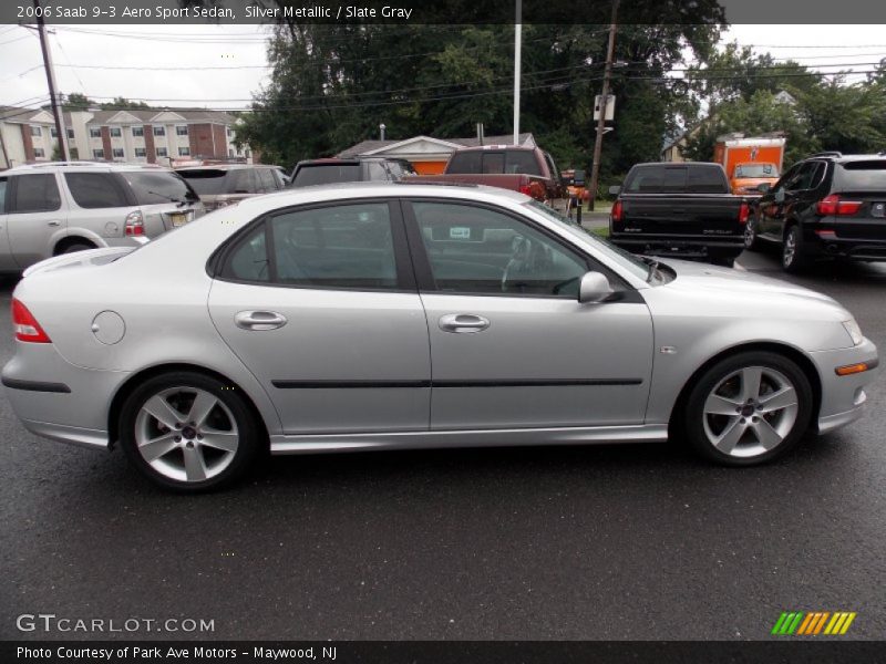 Silver Metallic / Slate Gray 2006 Saab 9-3 Aero Sport Sedan