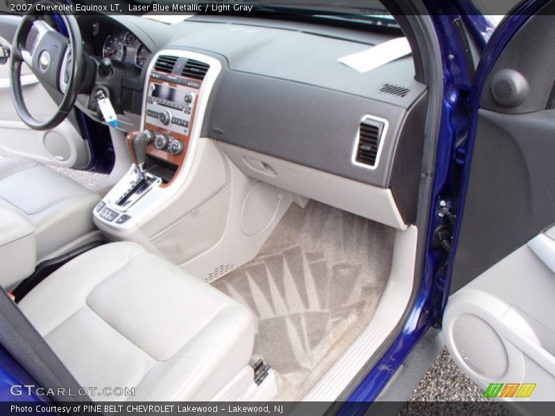 Laser Blue Metallic / Light Gray 2007 Chevrolet Equinox LT