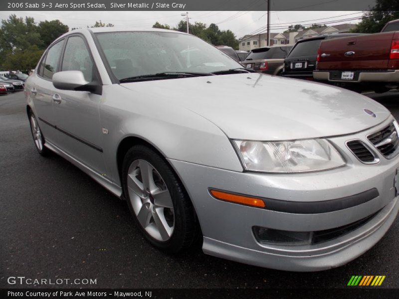 Silver Metallic / Slate Gray 2006 Saab 9-3 Aero Sport Sedan