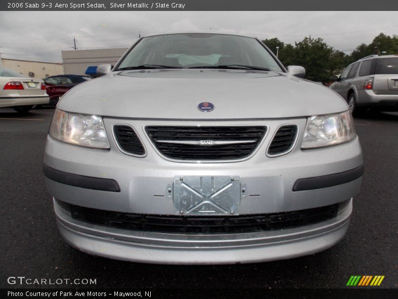 Silver Metallic / Slate Gray 2006 Saab 9-3 Aero Sport Sedan