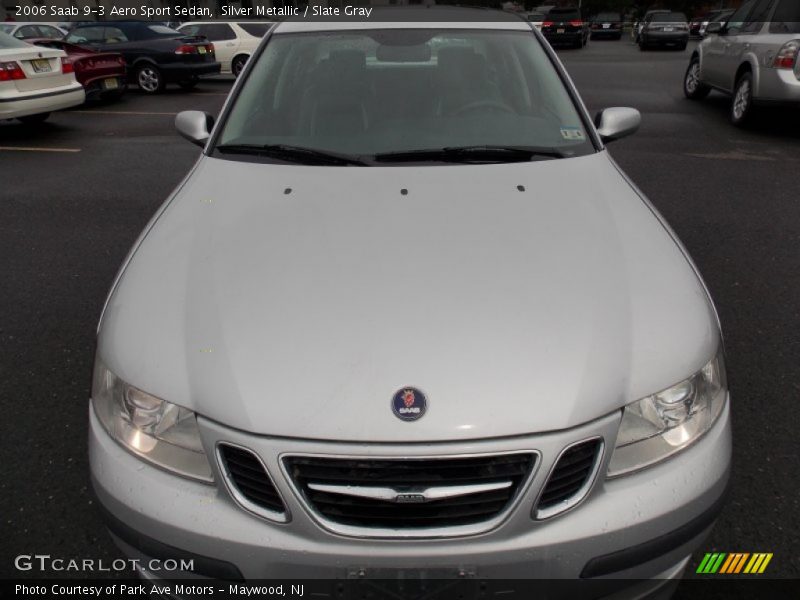 Silver Metallic / Slate Gray 2006 Saab 9-3 Aero Sport Sedan