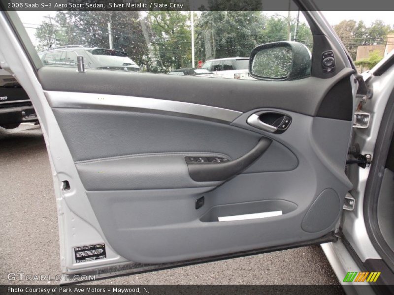 Silver Metallic / Slate Gray 2006 Saab 9-3 Aero Sport Sedan