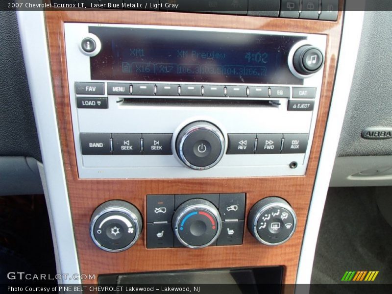 Laser Blue Metallic / Light Gray 2007 Chevrolet Equinox LT
