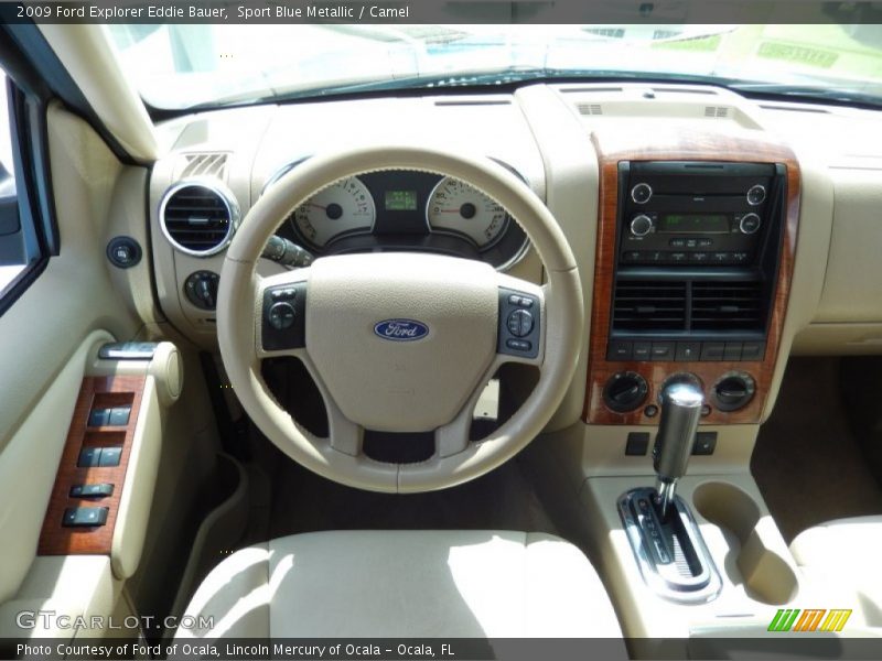 Sport Blue Metallic / Camel 2009 Ford Explorer Eddie Bauer