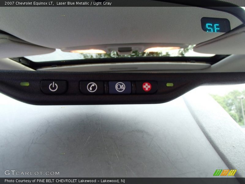 Laser Blue Metallic / Light Gray 2007 Chevrolet Equinox LT