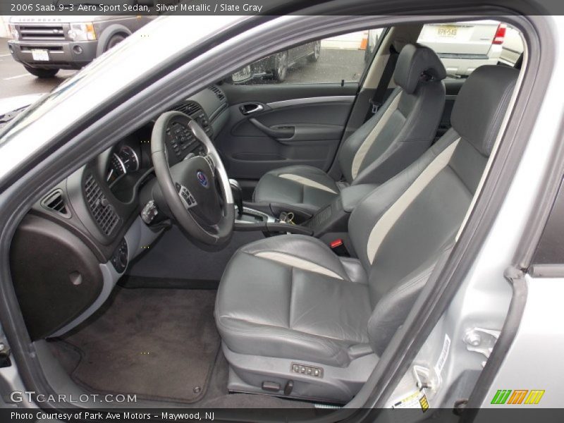 Silver Metallic / Slate Gray 2006 Saab 9-3 Aero Sport Sedan