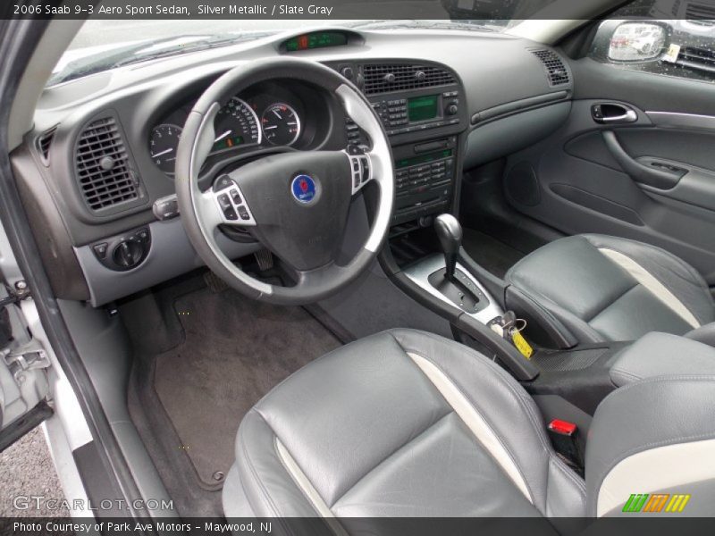 Silver Metallic / Slate Gray 2006 Saab 9-3 Aero Sport Sedan