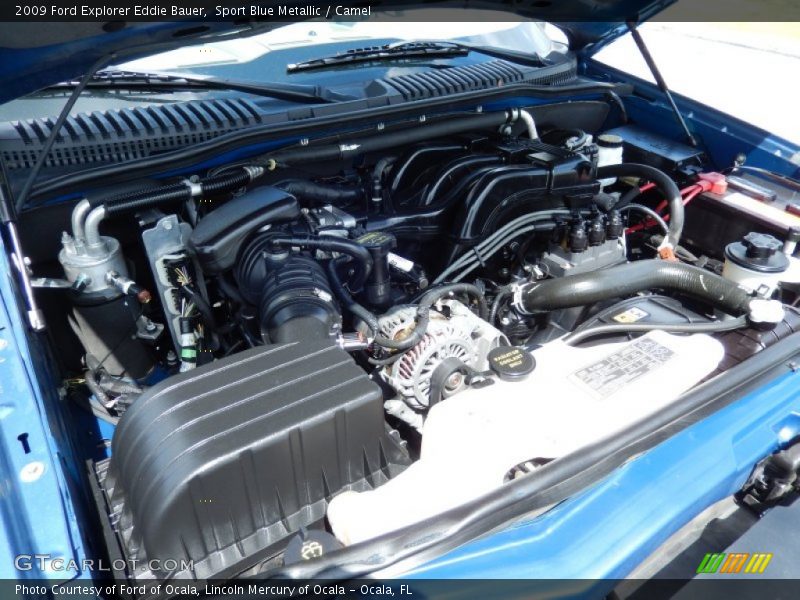 Sport Blue Metallic / Camel 2009 Ford Explorer Eddie Bauer