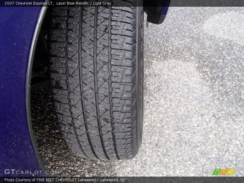Laser Blue Metallic / Light Gray 2007 Chevrolet Equinox LT