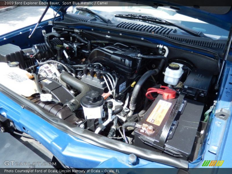 Sport Blue Metallic / Camel 2009 Ford Explorer Eddie Bauer