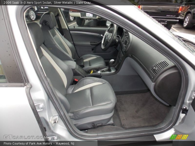 Silver Metallic / Slate Gray 2006 Saab 9-3 Aero Sport Sedan