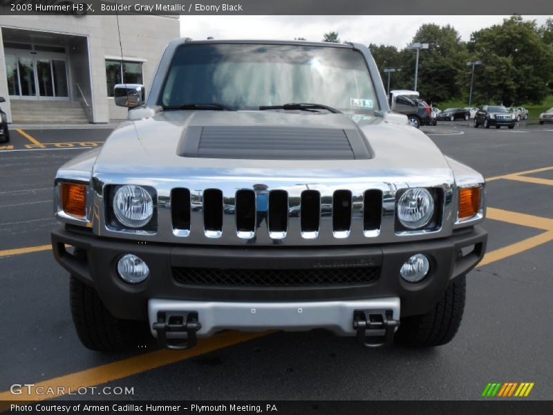 Boulder Gray Metallic / Ebony Black 2008 Hummer H3 X