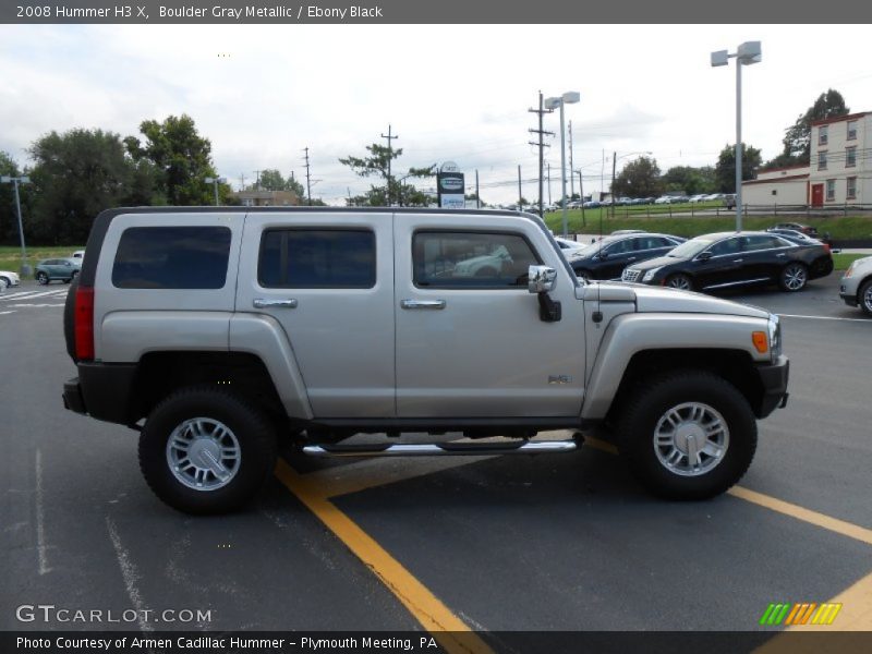 Boulder Gray Metallic / Ebony Black 2008 Hummer H3 X