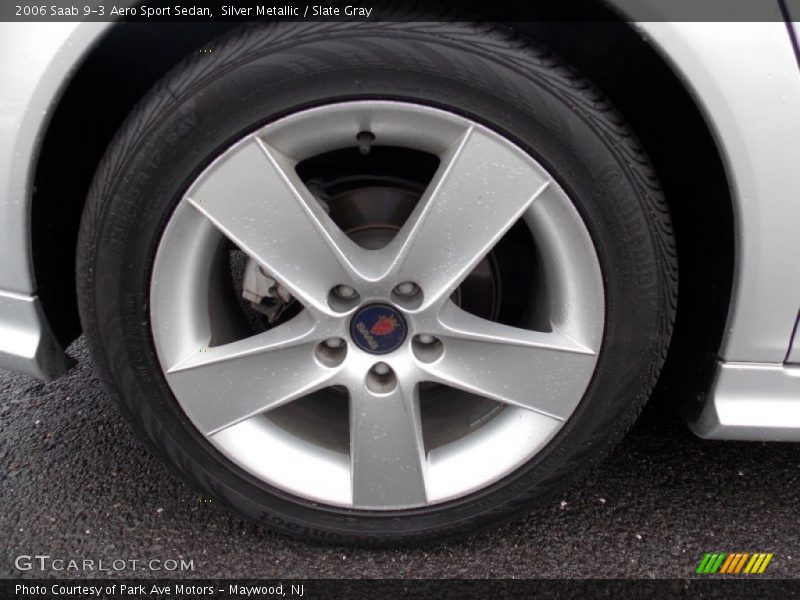 Silver Metallic / Slate Gray 2006 Saab 9-3 Aero Sport Sedan
