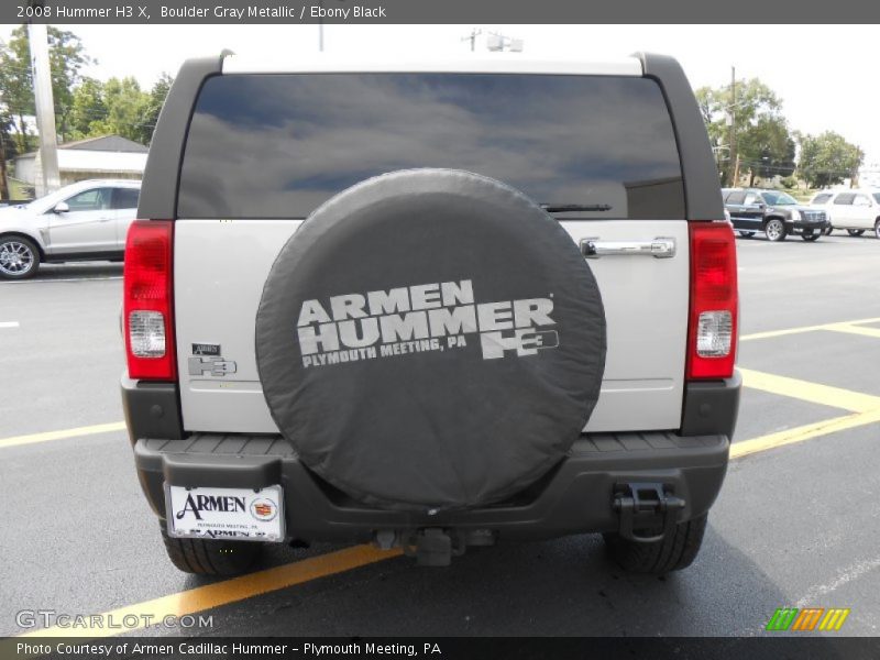 Boulder Gray Metallic / Ebony Black 2008 Hummer H3 X