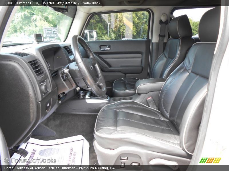 Boulder Gray Metallic / Ebony Black 2008 Hummer H3 X