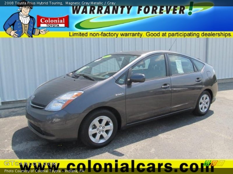 Magnetic Gray Metallic / Gray 2008 Toyota Prius Hybrid Touring