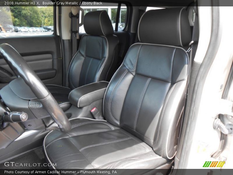 Boulder Gray Metallic / Ebony Black 2008 Hummer H3 X