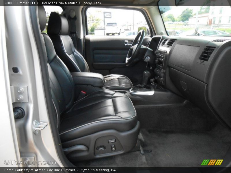 Boulder Gray Metallic / Ebony Black 2008 Hummer H3 X