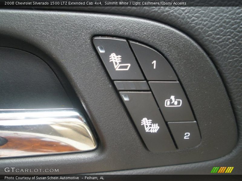 Summit White / Light Cashmere/Ebony Accents 2008 Chevrolet Silverado 1500 LTZ Extended Cab 4x4