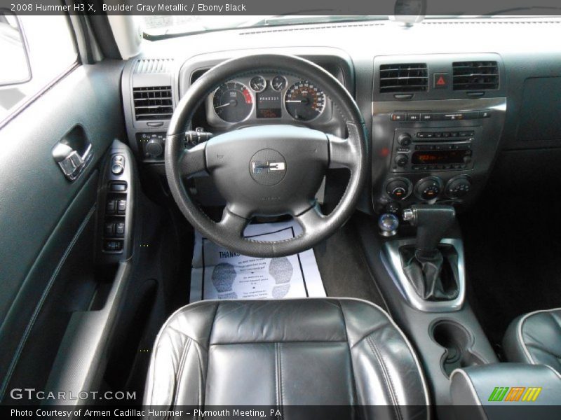 Boulder Gray Metallic / Ebony Black 2008 Hummer H3 X