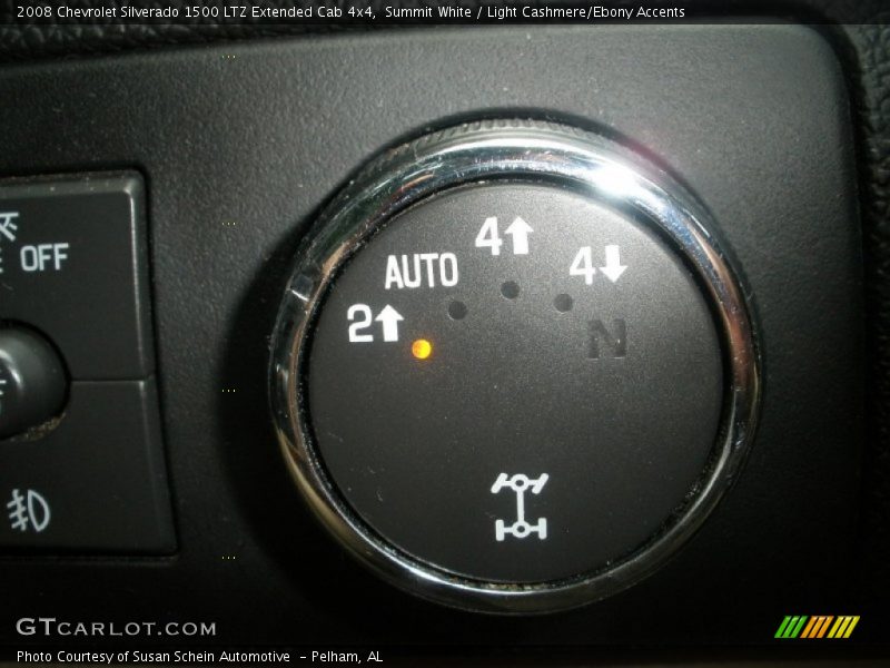 Summit White / Light Cashmere/Ebony Accents 2008 Chevrolet Silverado 1500 LTZ Extended Cab 4x4