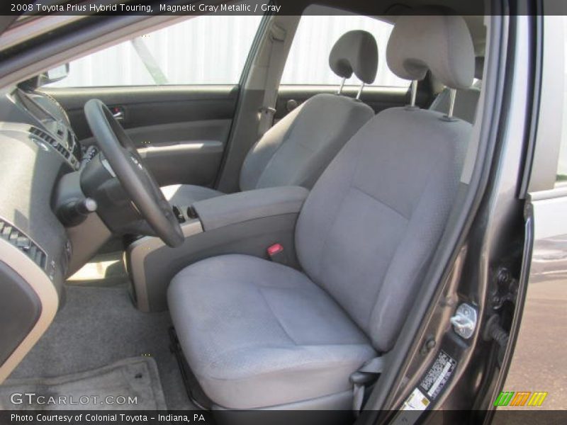 Magnetic Gray Metallic / Gray 2008 Toyota Prius Hybrid Touring