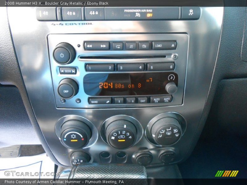 Boulder Gray Metallic / Ebony Black 2008 Hummer H3 X