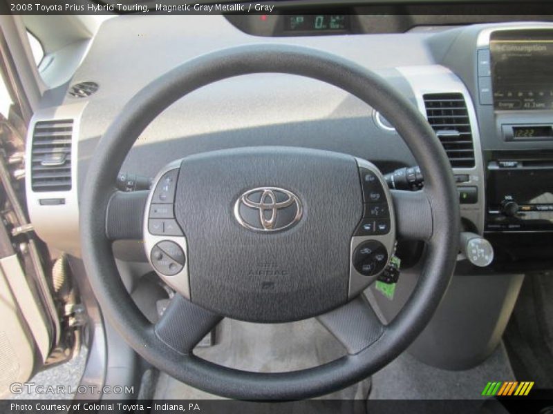 Magnetic Gray Metallic / Gray 2008 Toyota Prius Hybrid Touring