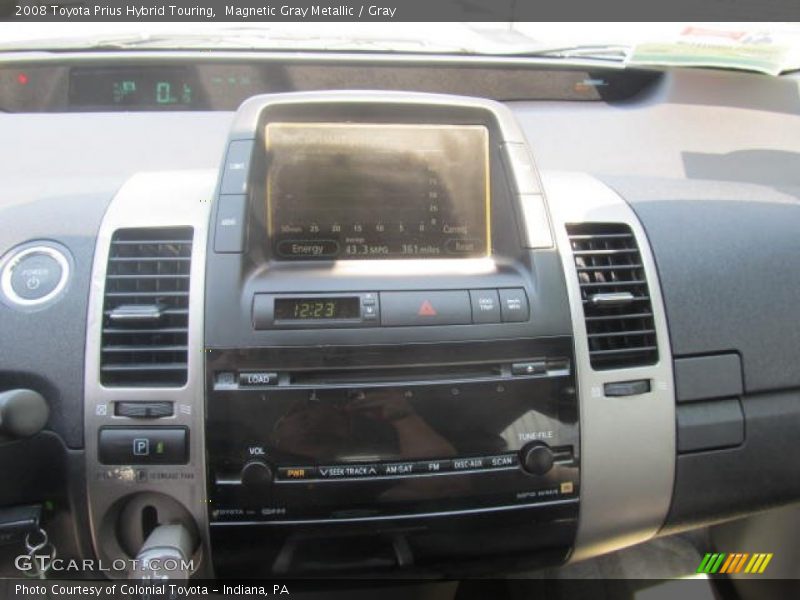 Magnetic Gray Metallic / Gray 2008 Toyota Prius Hybrid Touring