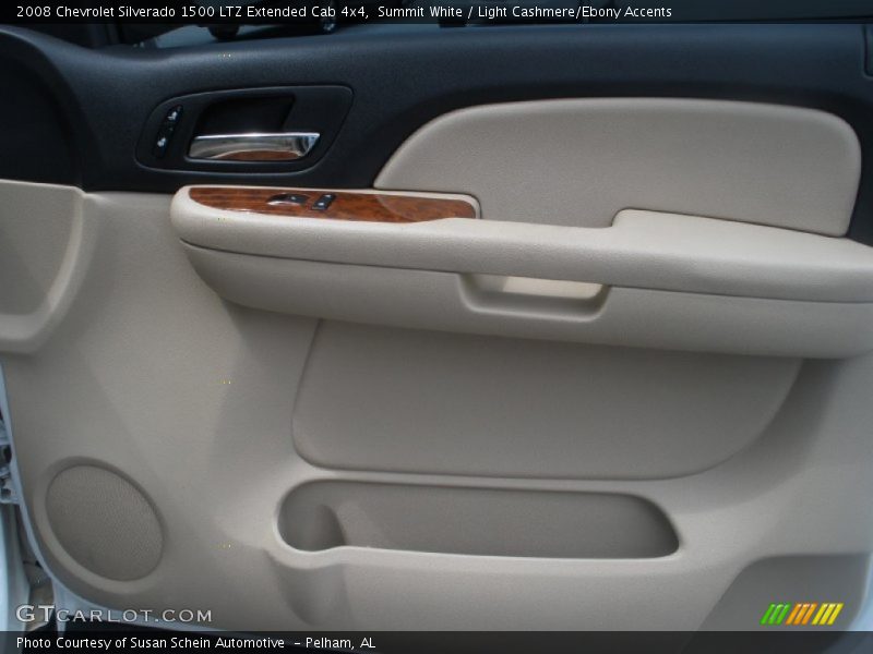 Summit White / Light Cashmere/Ebony Accents 2008 Chevrolet Silverado 1500 LTZ Extended Cab 4x4