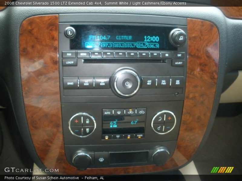 Summit White / Light Cashmere/Ebony Accents 2008 Chevrolet Silverado 1500 LTZ Extended Cab 4x4