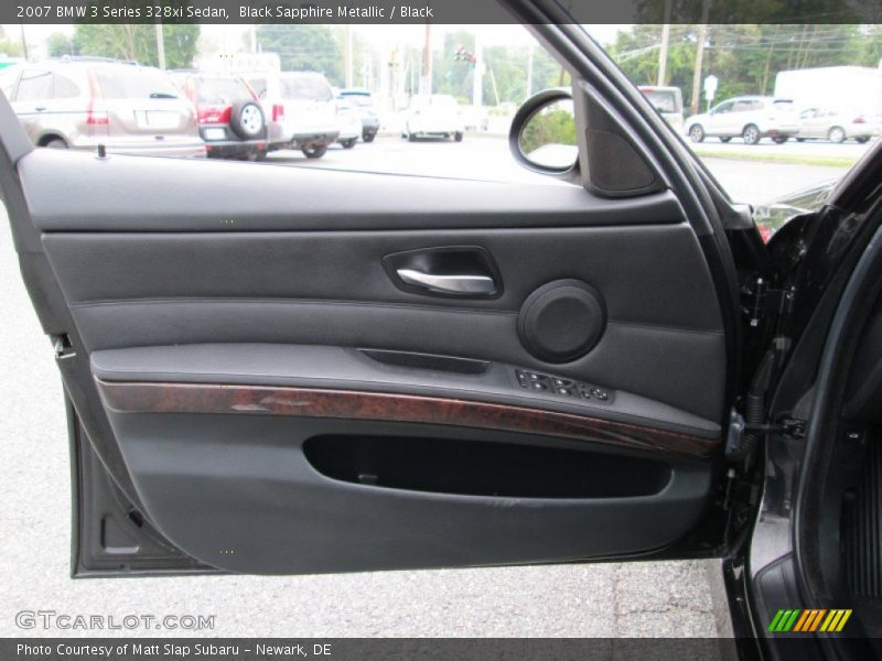 Black Sapphire Metallic / Black 2007 BMW 3 Series 328xi Sedan