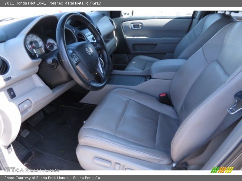 Polished Metal Metallic / Gray 2011 Honda Pilot EX-L