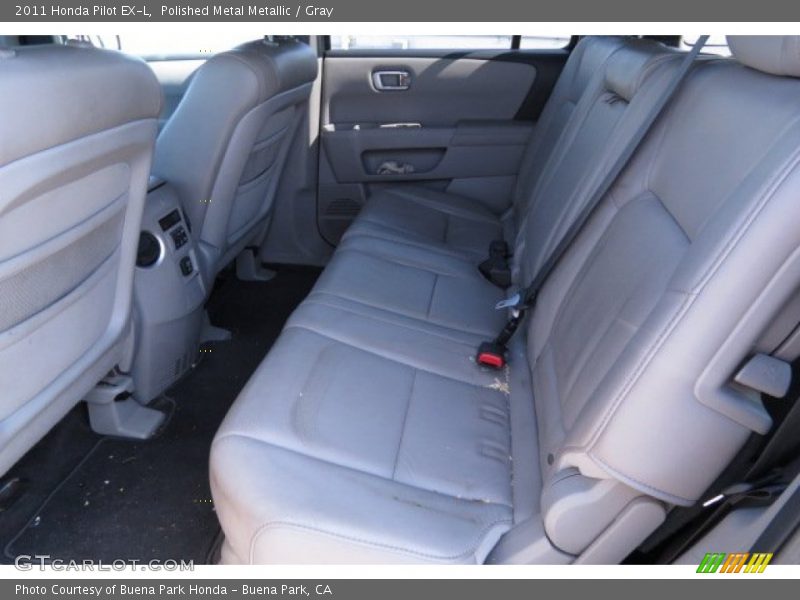 Polished Metal Metallic / Gray 2011 Honda Pilot EX-L