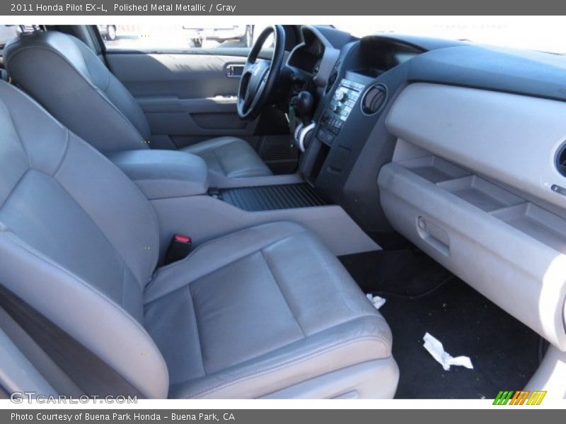 Polished Metal Metallic / Gray 2011 Honda Pilot EX-L