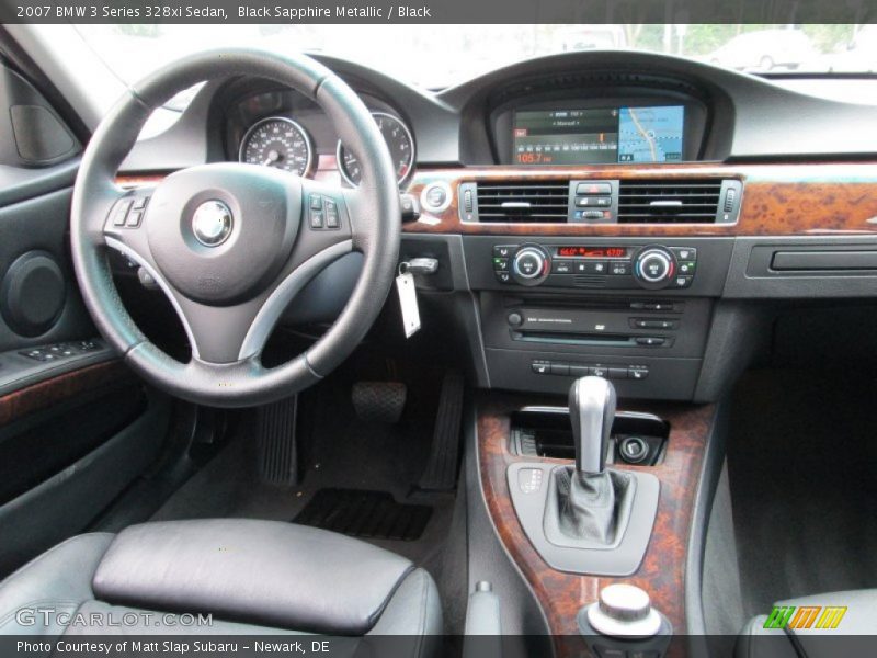 Black Sapphire Metallic / Black 2007 BMW 3 Series 328xi Sedan