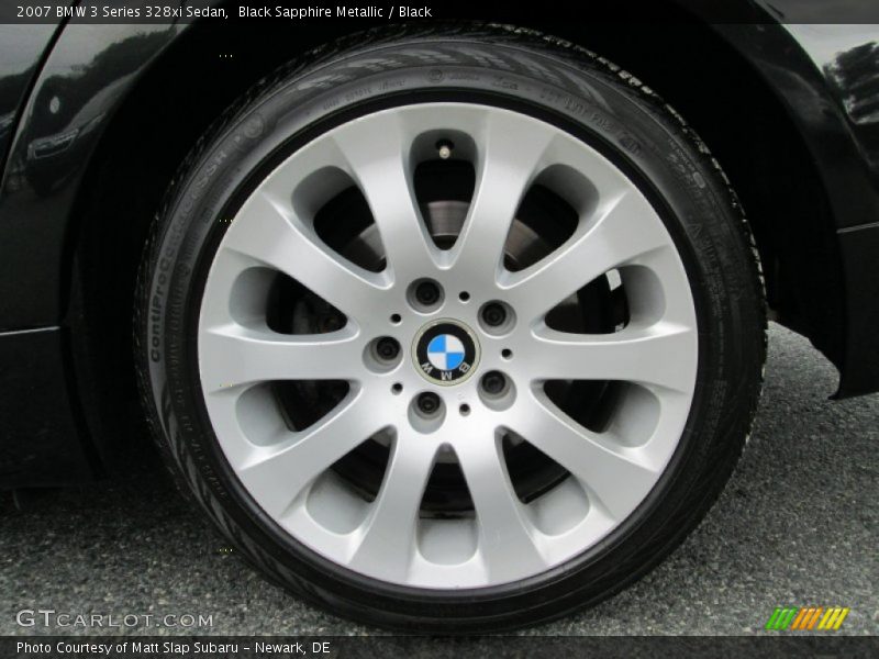 Black Sapphire Metallic / Black 2007 BMW 3 Series 328xi Sedan
