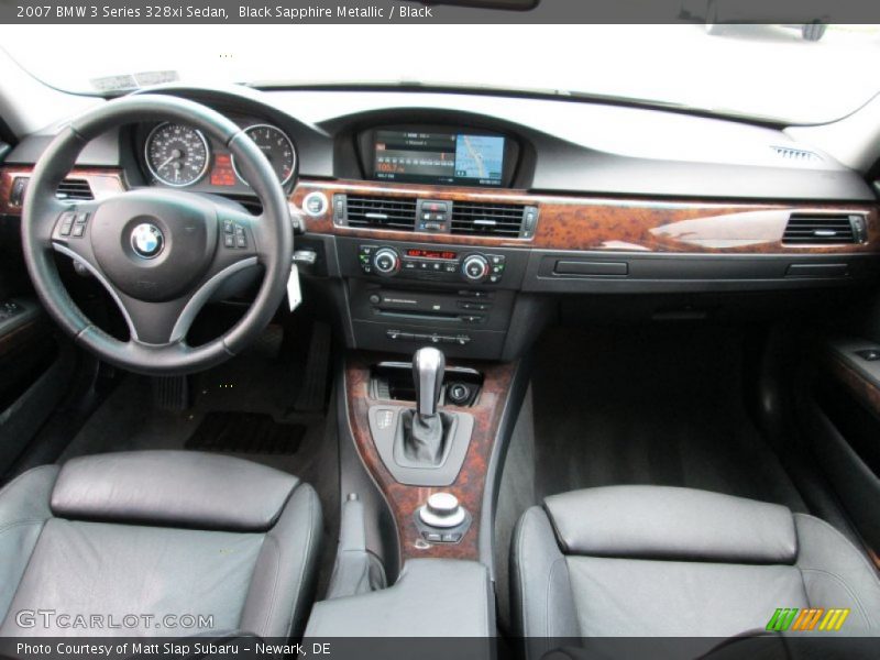 Black Sapphire Metallic / Black 2007 BMW 3 Series 328xi Sedan