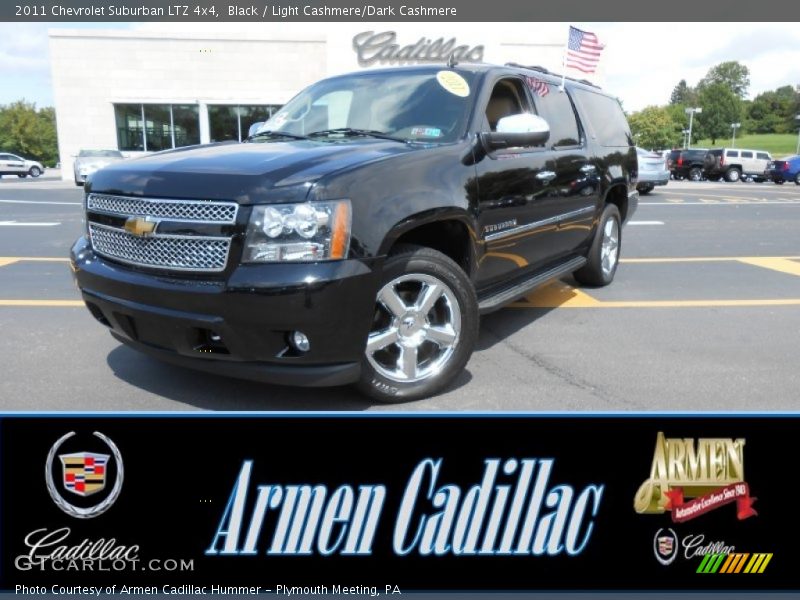 Black / Light Cashmere/Dark Cashmere 2011 Chevrolet Suburban LTZ 4x4