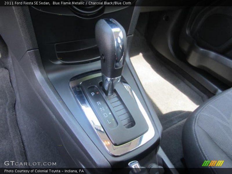 Blue Flame Metallic / Charcoal Black/Blue Cloth 2011 Ford Fiesta SE Sedan