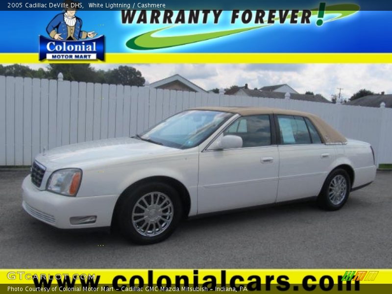 White Lightning / Cashmere 2005 Cadillac DeVille DHS