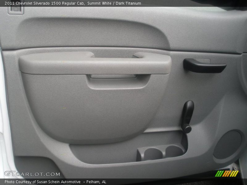 Summit White / Dark Titanium 2011 Chevrolet Silverado 1500 Regular Cab