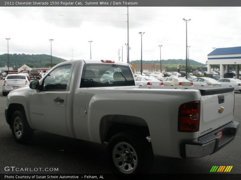 Summit White / Dark Titanium 2011 Chevrolet Silverado 1500 Regular Cab
