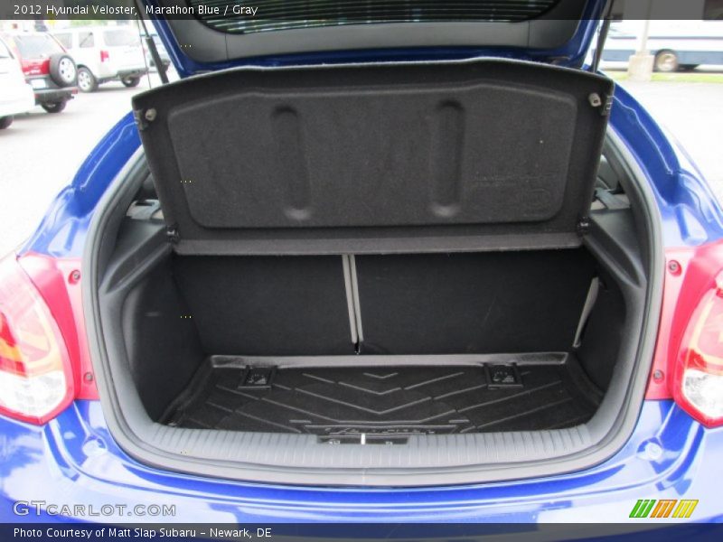 Marathon Blue / Gray 2012 Hyundai Veloster