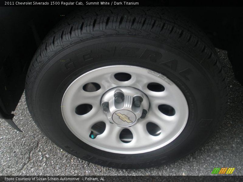 Summit White / Dark Titanium 2011 Chevrolet Silverado 1500 Regular Cab