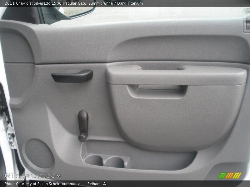 Summit White / Dark Titanium 2011 Chevrolet Silverado 1500 Regular Cab