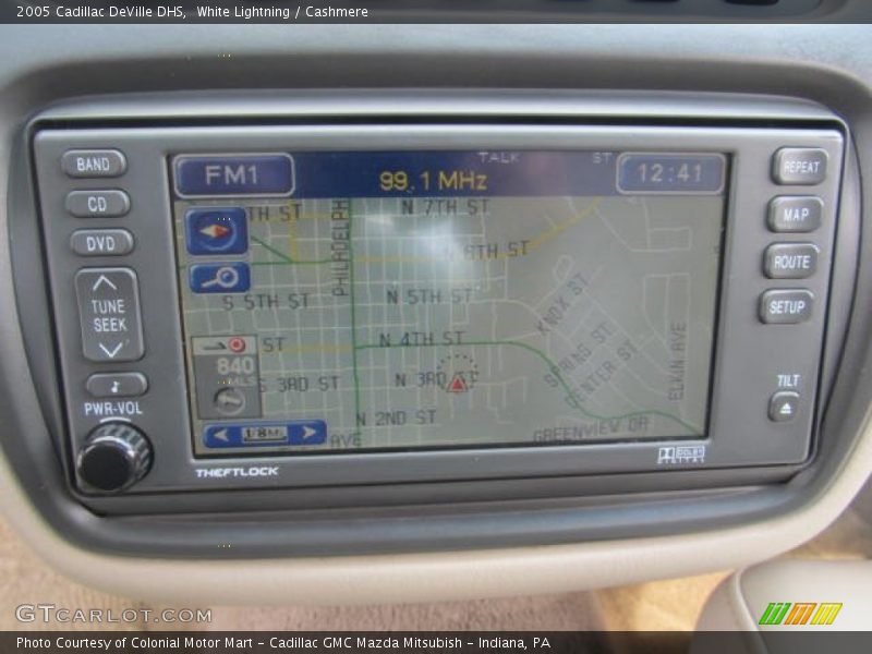 Navigation of 2005 DeVille DHS