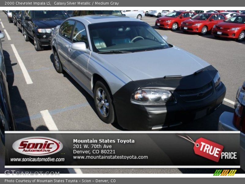 Galaxy Silver Metallic / Medium Gray 2000 Chevrolet Impala LS