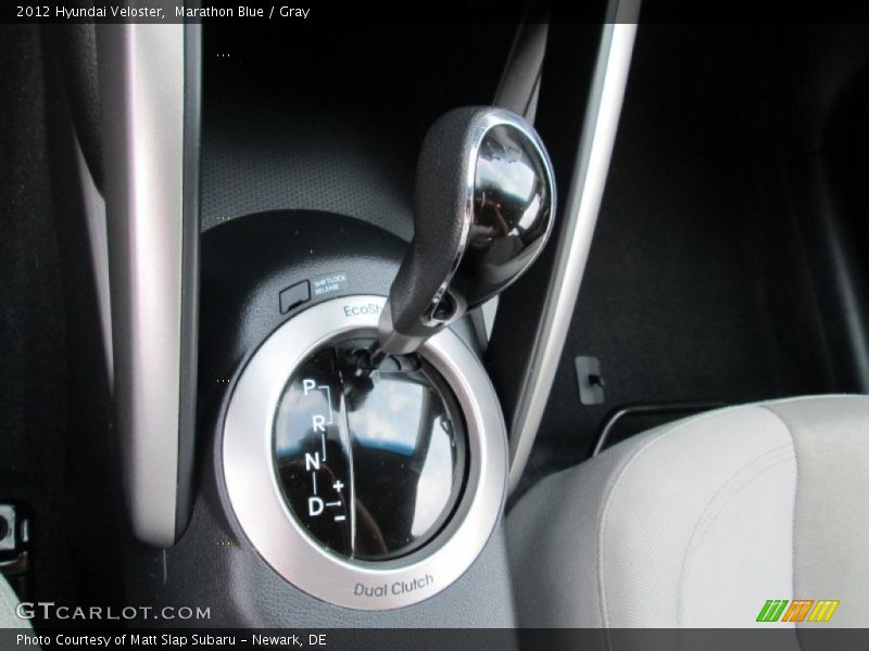 Marathon Blue / Gray 2012 Hyundai Veloster